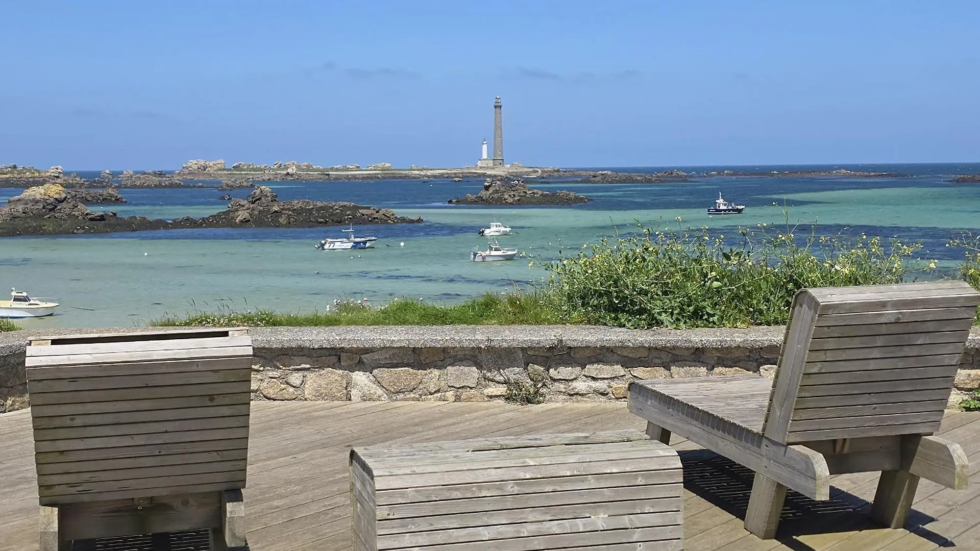 Charmante Maison Avec Vue Mer Panoramique Et Acces Direct Aux Magnifiques Plages Plouguerneau França